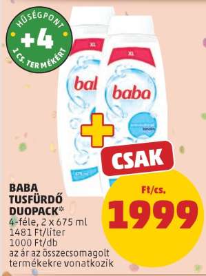 Baba Tusfürdő Duopack