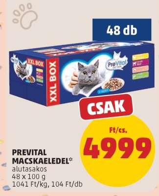 PREVITAL Macskaeledel