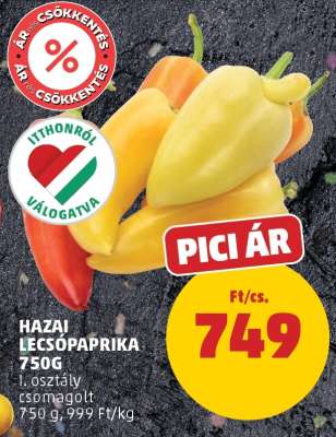 Hazai lecsópaprika