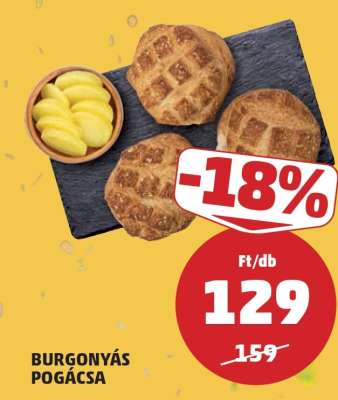 Burgonyás pogácsa