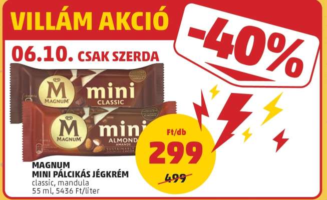 MAGNUM Mini Pálcikás Jégkrém
