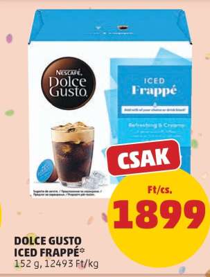 DOLCE GUSTO ICED FRAPPÉ
