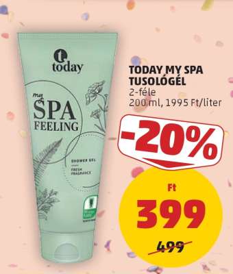 TODAY MY SPA TUSOLÓGÉL