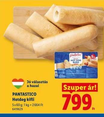 PANTASTICO Hotdog kifli