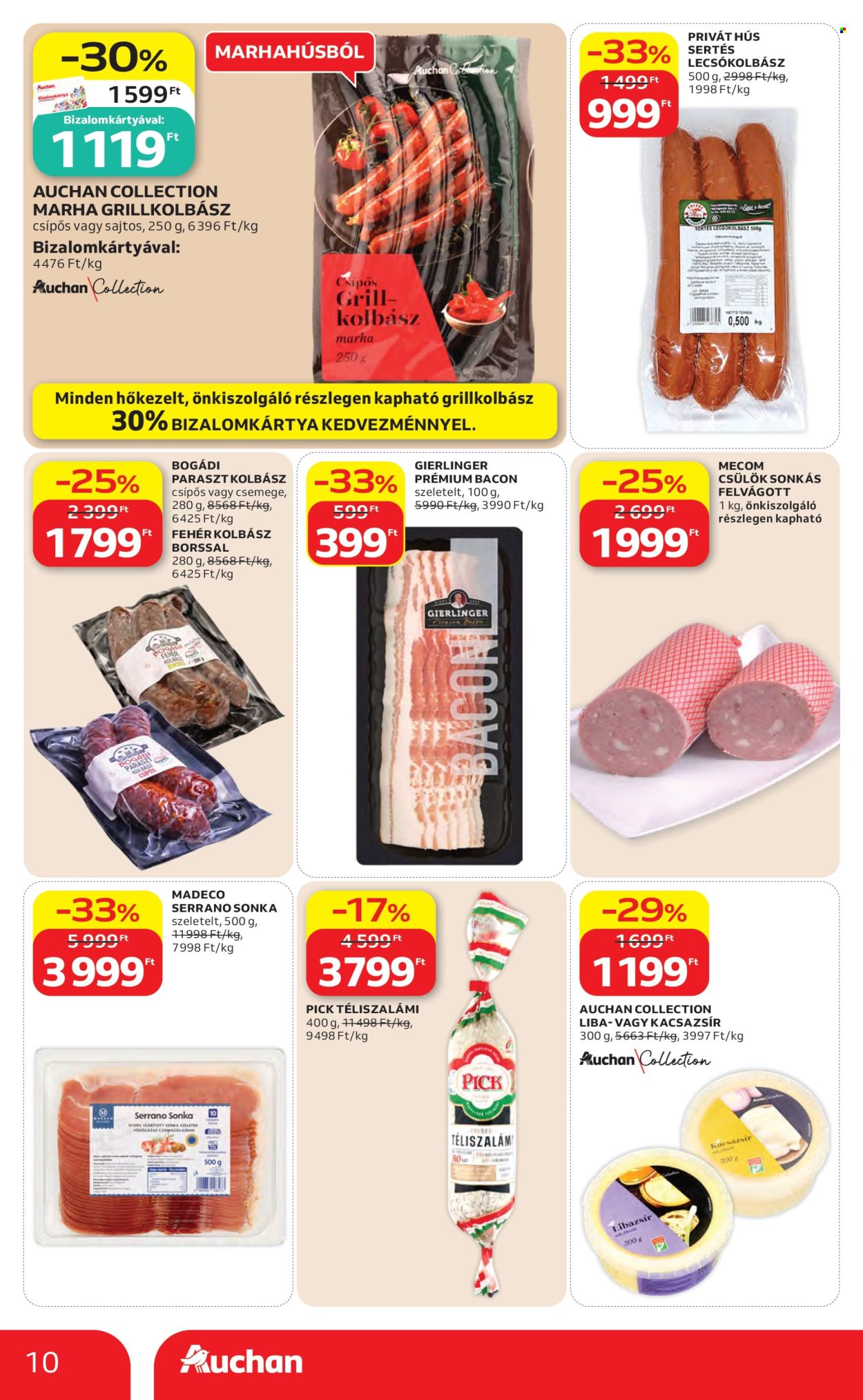 Auchan akciós újságok - 2026.06.04 - 2026.06.10. Oldal 10