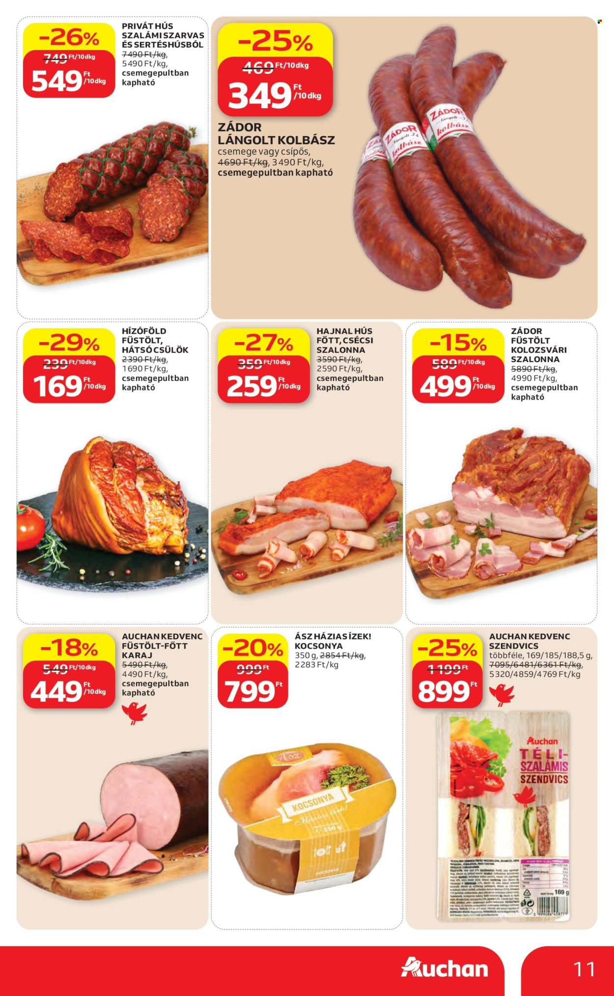 Auchan akciós újságok - 2026.06.04 - 2026.06.10. Oldal 11
