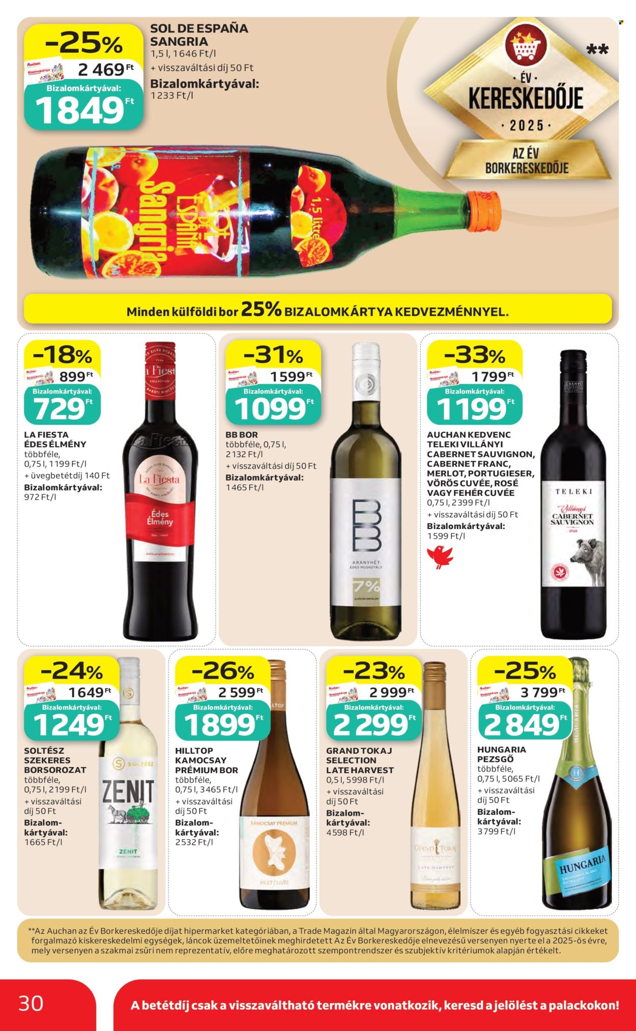Auchan akciós újságok - 2026.06.04 - 2026.06.10. Oldal 30