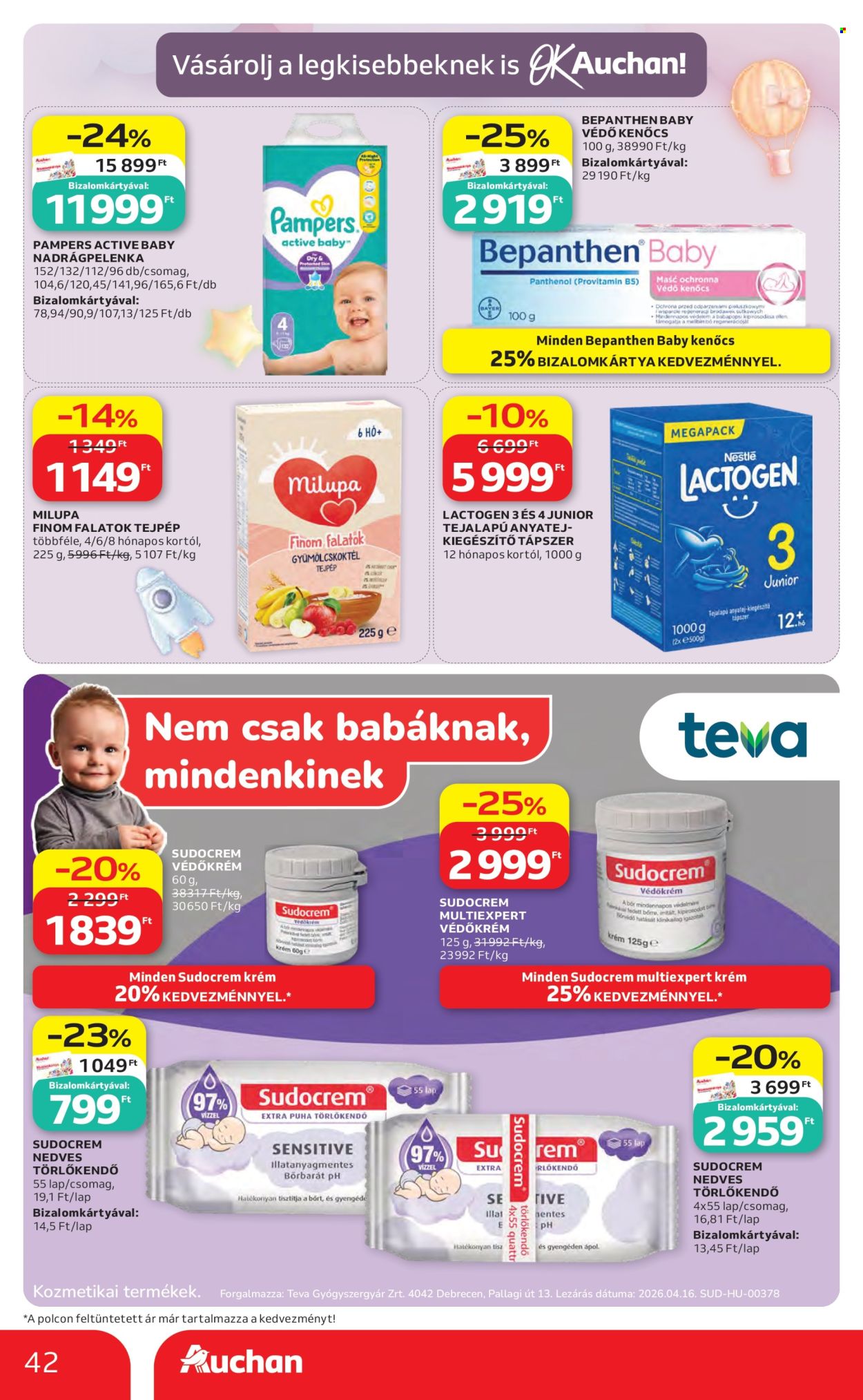 Auchan akciós újságok - 2026.06.04 - 2026.06.10. Oldal 42