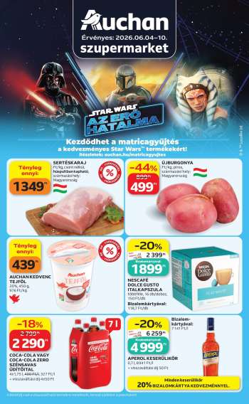 Újság Auchan - 2026.06.04 - 2026.06.10.