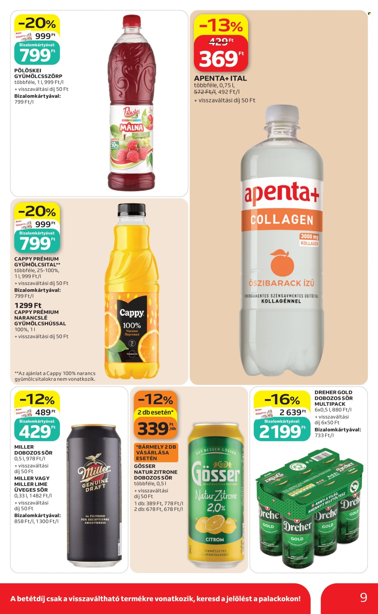 Auchan akciós újságok - 2026.06.04 - 2026.06.10. Oldal 9