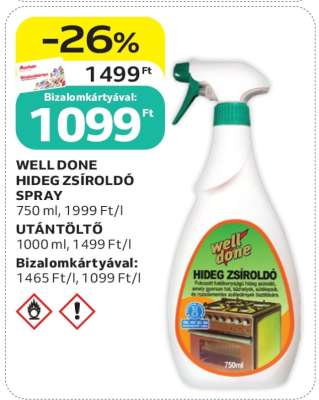 WELL DONE HIDEG ZSÍROLDÓ SPRAY