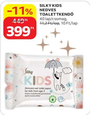 SILKY KIDS NEDVES TOALETTKENDŐ