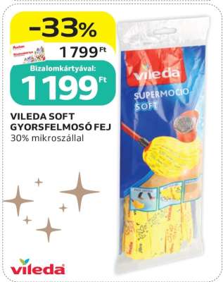 Vileda Soft Gyorsfelmosó Fej