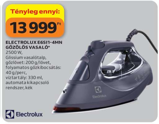 ELECTROLUX E6SI1-4MN GŐZÖLŐS VASALÓ