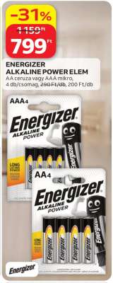 Energizer Alkaline Power elem