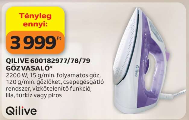 QILIVE 600182977/78/79 GŐZVASALÓ