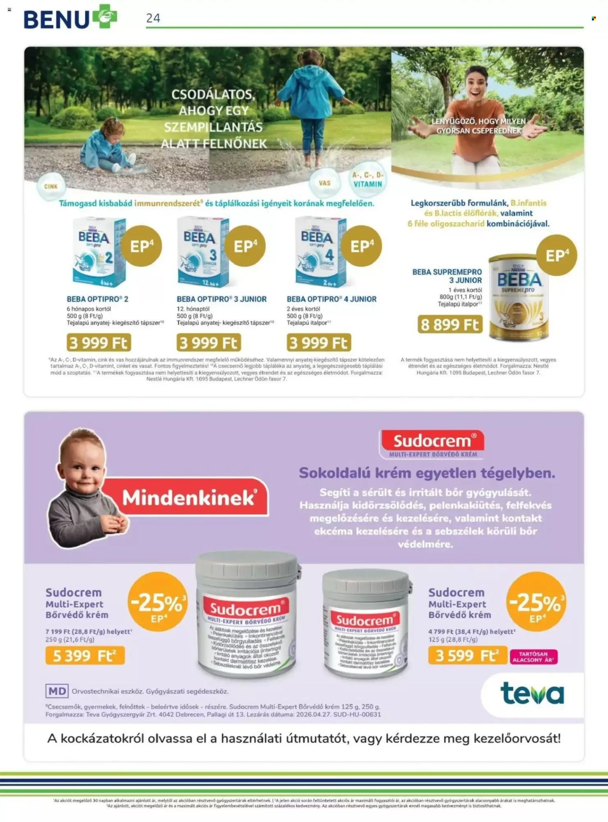 BENU Gyógyszertár akciós újságok - 2026.06.01 - 2026.06.30. Oldal 24