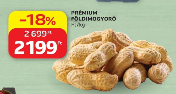 Prémium földimogyoró