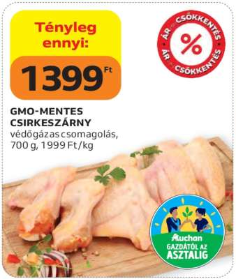 GMO-mentes csirkeszárny