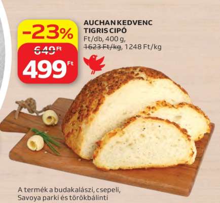 AUCHAN KEDVENC TIGRIS CIPÓ