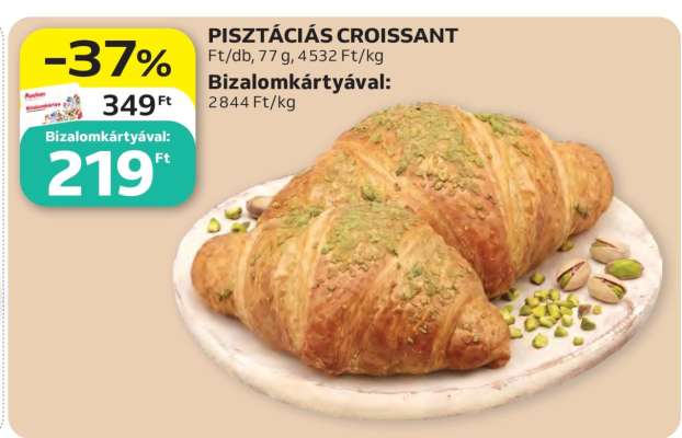 Pisztáciás croissant