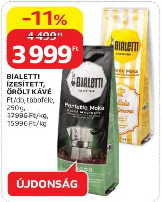 BIALETTI ÍZESÍTETT, ŐRÖLT KÁVÉ