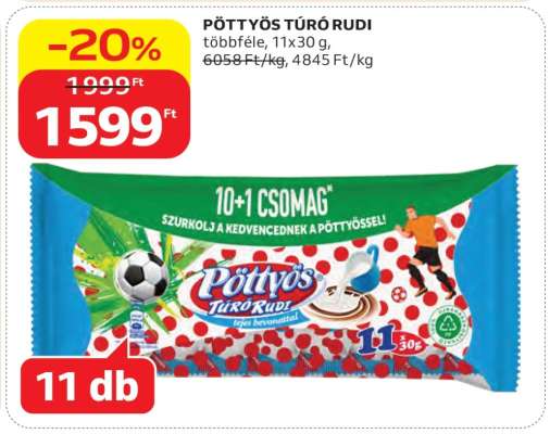 PÖTTYÖS Túró Rudi