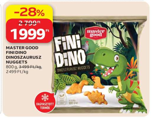 MASTER GOOD FINI DINO DINOSZAURUSZ NUGGETS