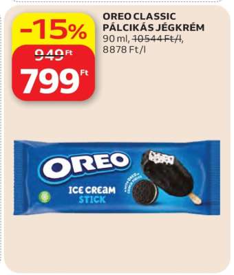 OREO CLASSIC PÁLCIKÁS JÉGKRÉM