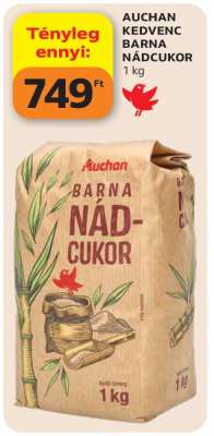 Auchan Kedvenc Barna Nádcukor