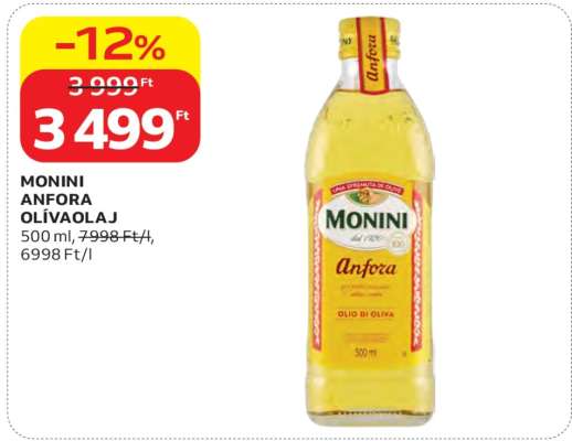 MONINI ANFORA OLÍVAOLAJ