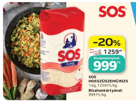 SOS Hosszúszemű Rizs