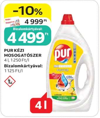 Pur kézi mosogatószer