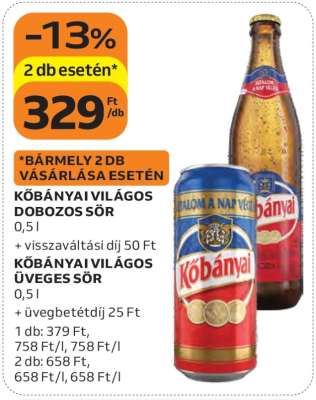 Kőbányai Világos Dobozos Sör