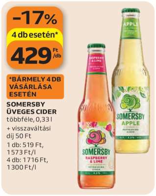 Somersby üveges cider