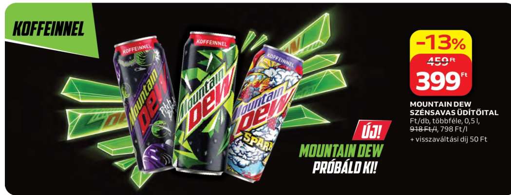 Mountain Dew szénsavas üdítőital