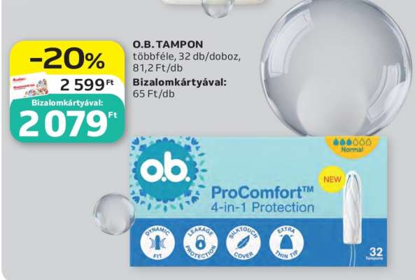 O.B. TAMPON