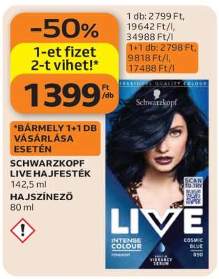 Schwarzkopf Live Hajfesték