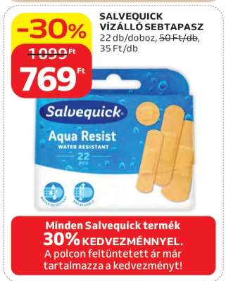 SALVEQUICK VÍZÁLLÓ SEBTAPASZ