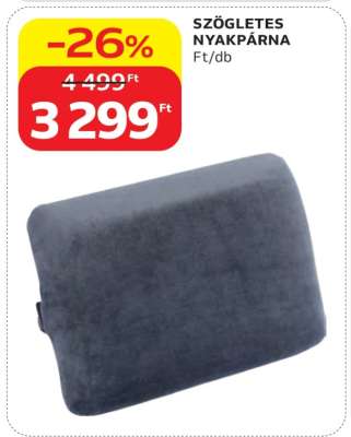 SZÖGLETES NYAKPÁRNA