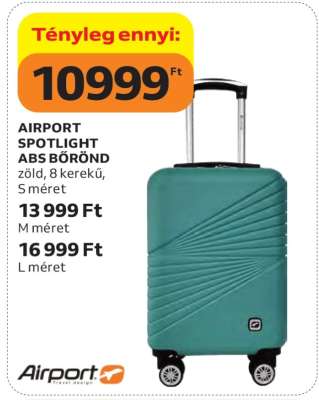 AIRPORT SPOTLIGHT ABS BŐRÖND