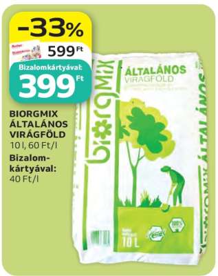 BIORGMIX ÁLTALÁNOS VIRÁGFÖLD