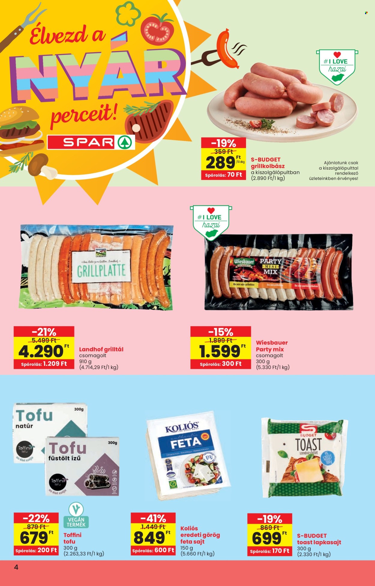 SPAR akciós újságok - 2026.06.03 - 2026.06.24. Oldal 4