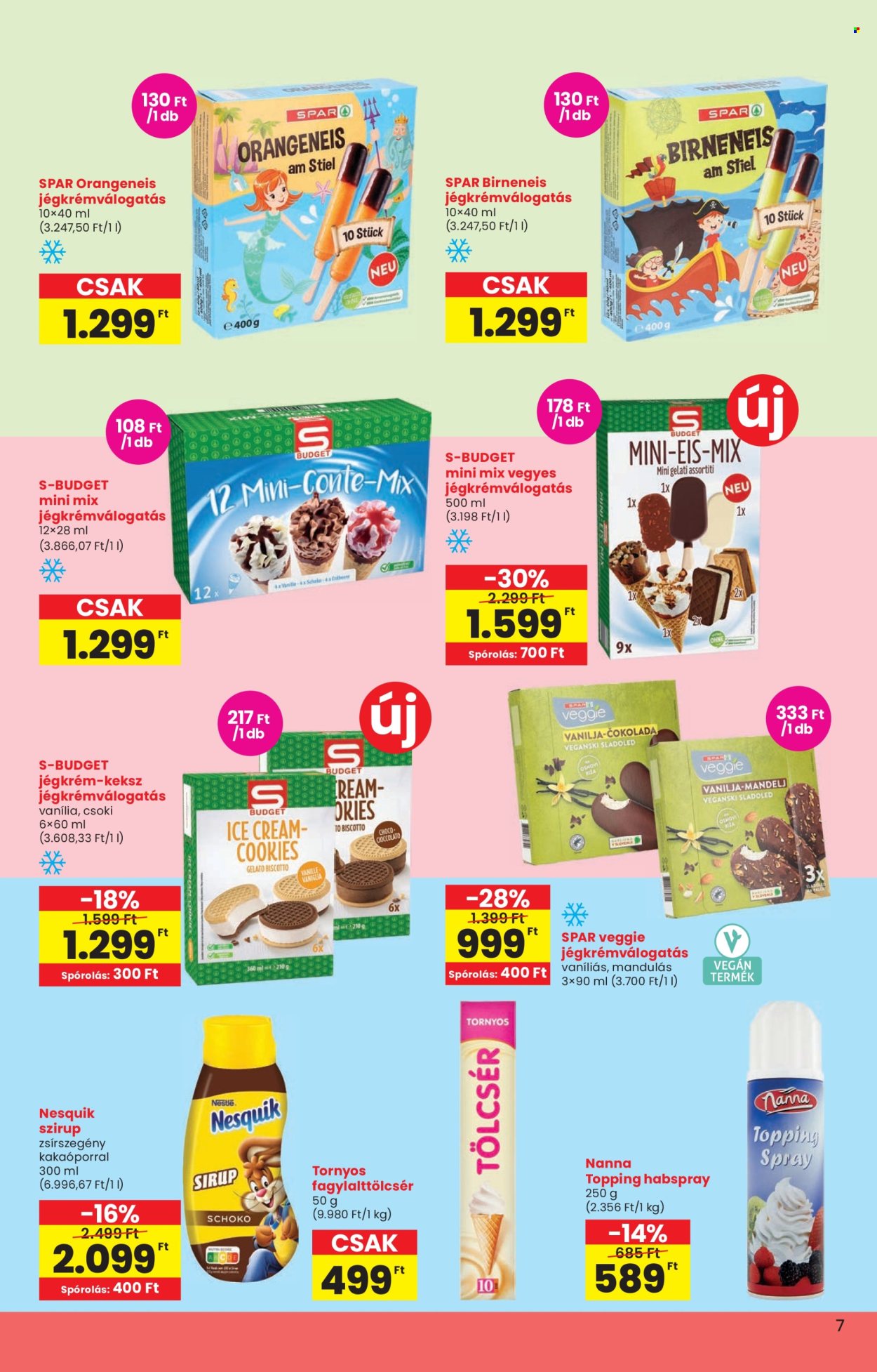 SPAR akciós újságok - 2026.06.03 - 2026.06.24. Oldal 7
