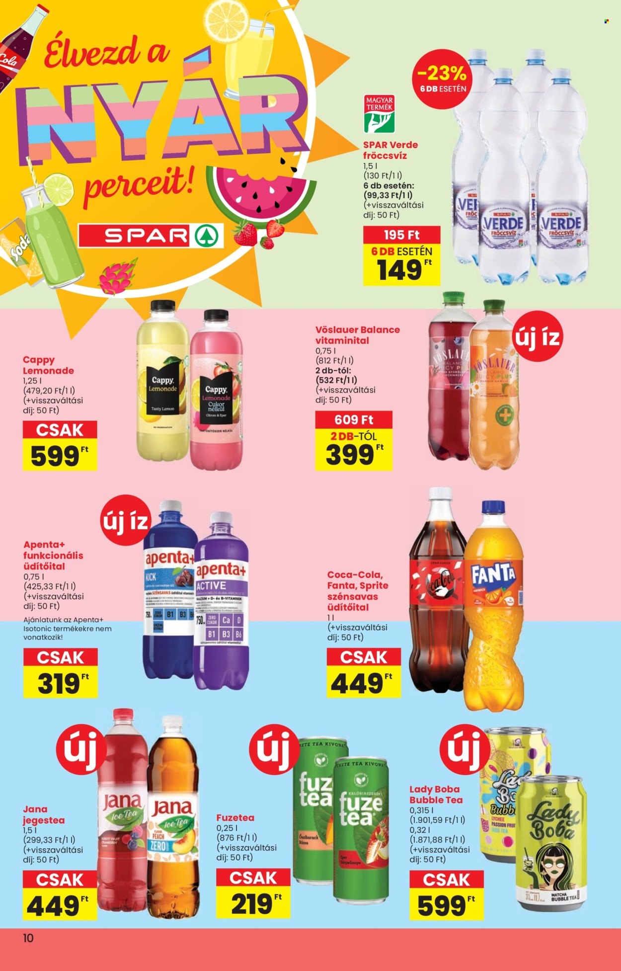 SPAR akciós újságok - 2026.06.03 - 2026.06.24. Oldal 10