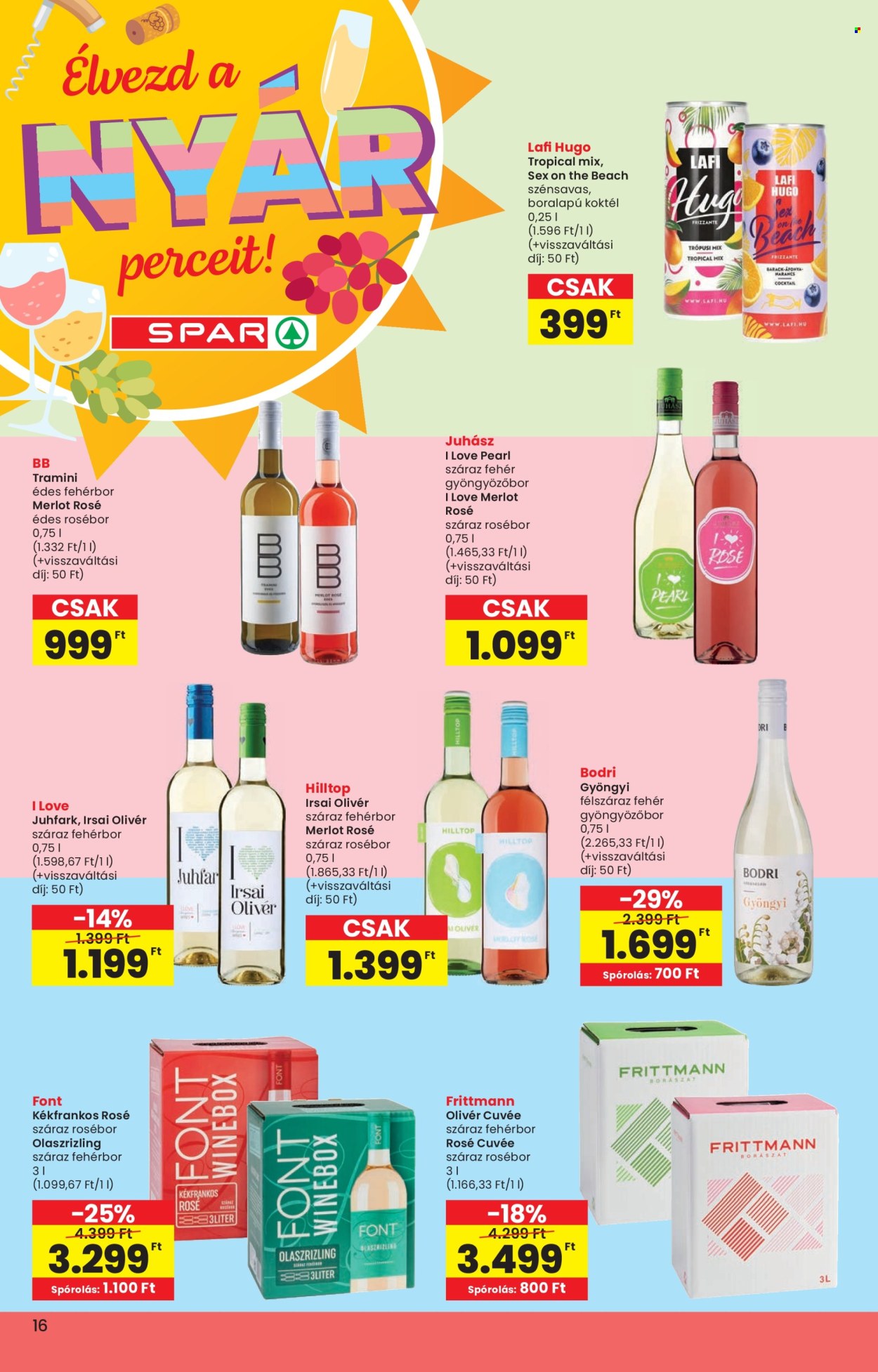 SPAR akciós újságok - 2026.06.03 - 2026.06.24. Oldal 16