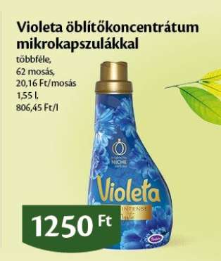 Violeta öblítőkoncentrátum mikrokapszulákkal