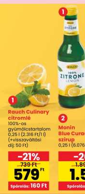 Rauch Culinary citromlé