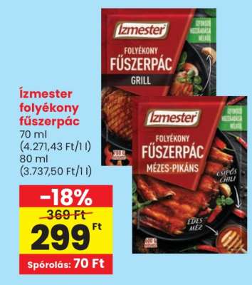 Ízmester folyékony fűszerpác