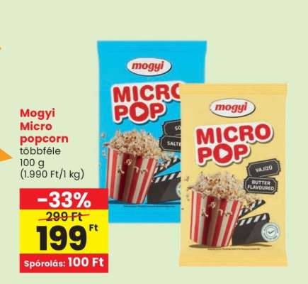 MOGYI Micro popcorn